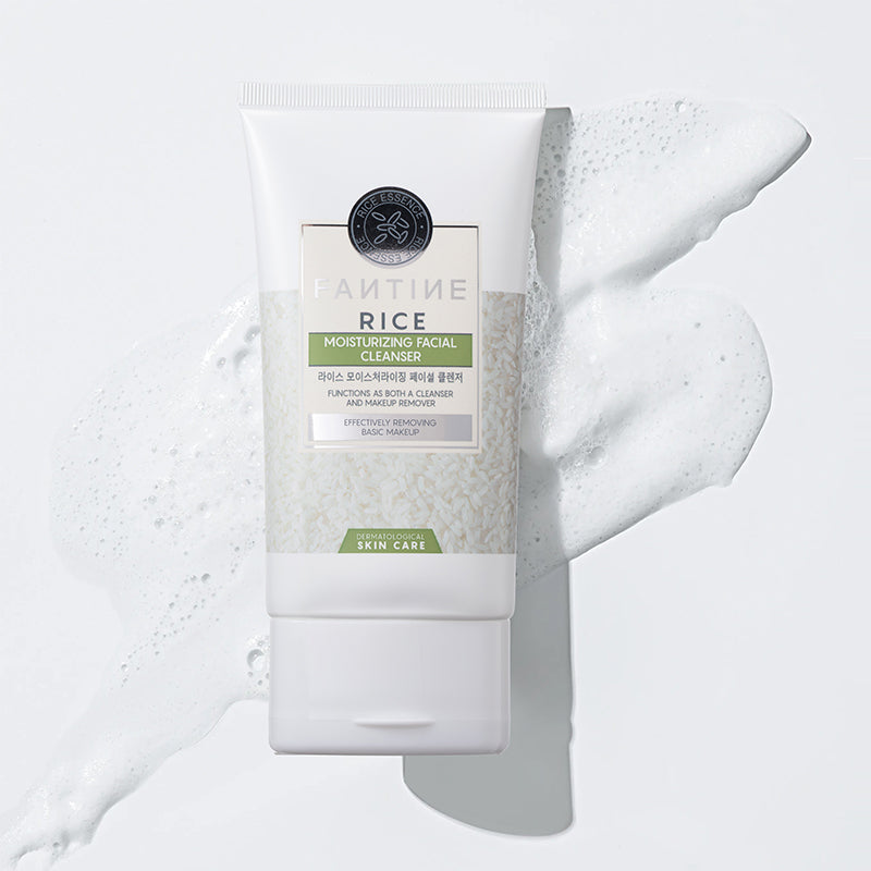 Rice moisturizing facial cleanser