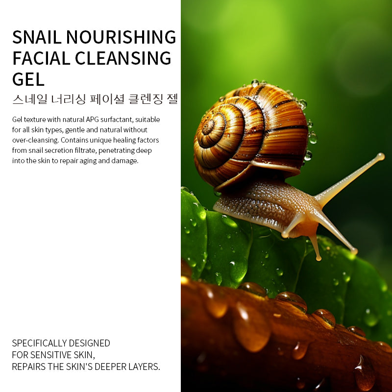 Snail Nourishing Facial Cleansing Gel