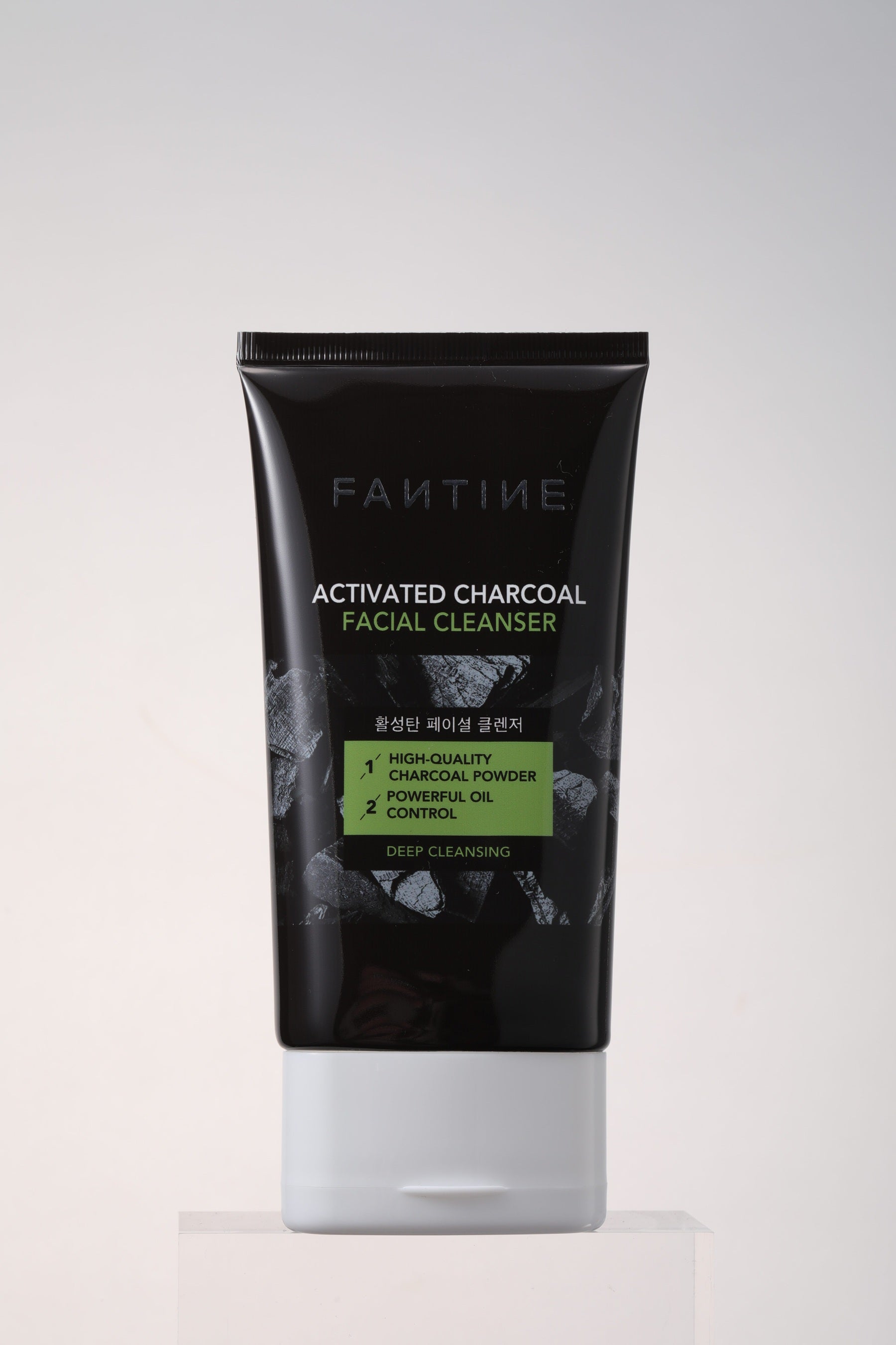 Activated charcoal facial cleanser
