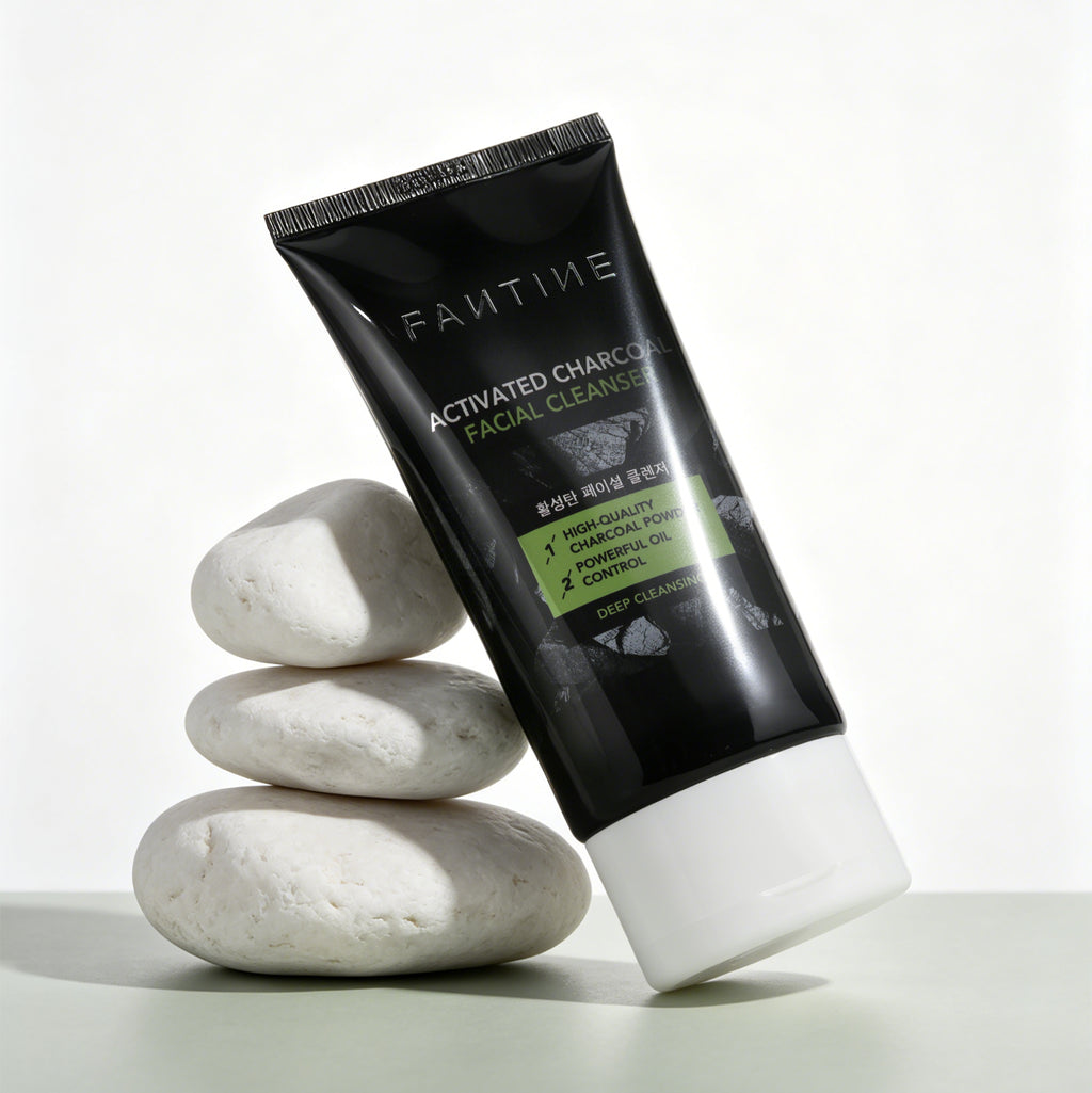 Activated charcoal facial cleanser
