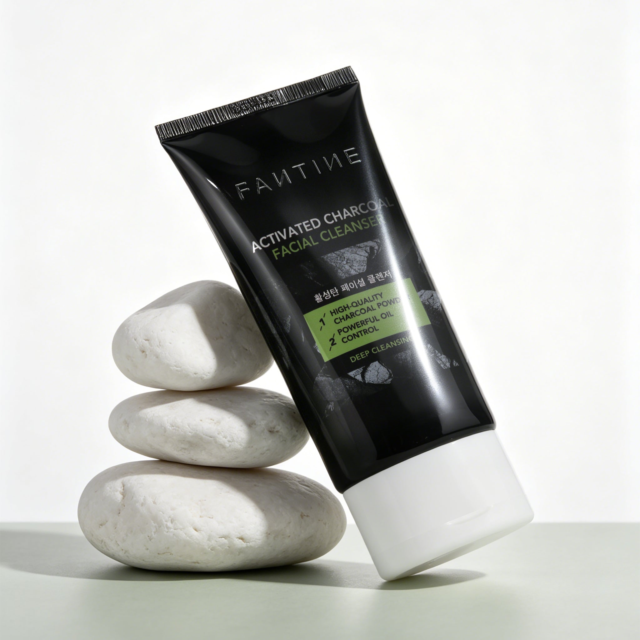 Activated charcoal facial cleanser
