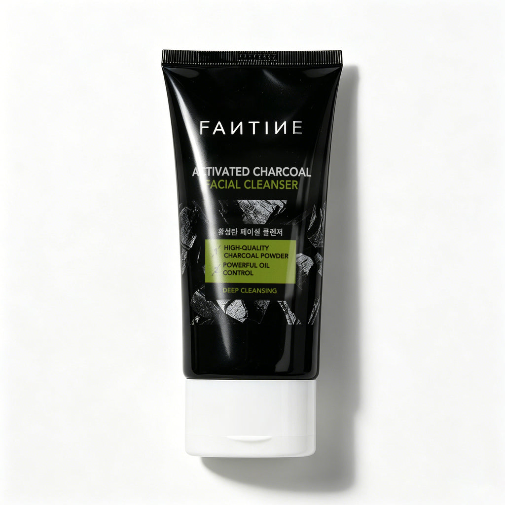 Activated charcoal facial cleanser