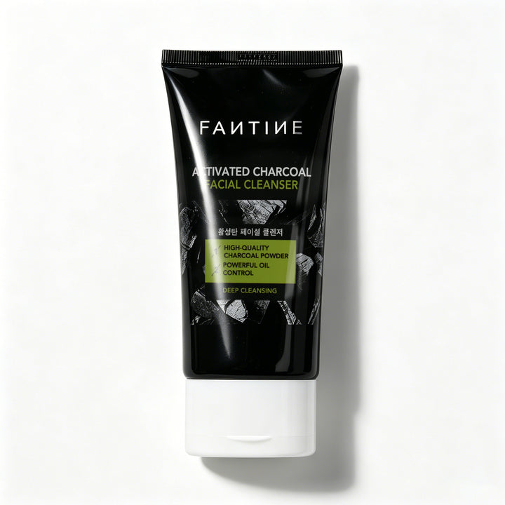 Activated charcoal facial cleanser